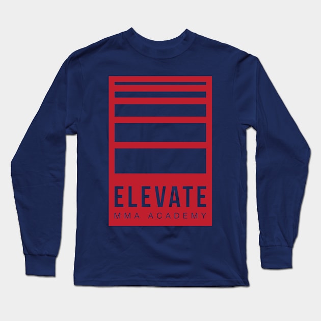 Elevate MMA Academy Block Logo Long Sleeve T-Shirt by Kyle O'Briant